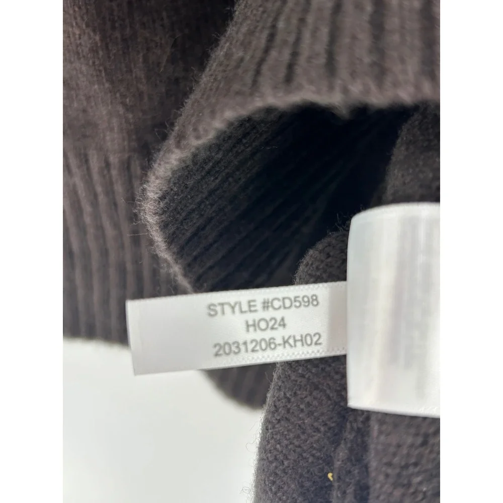 NWT J.Crew Supersoft Lambswool-Blend Shawl-Collar Sweater Heather Cocoa- Mens XL